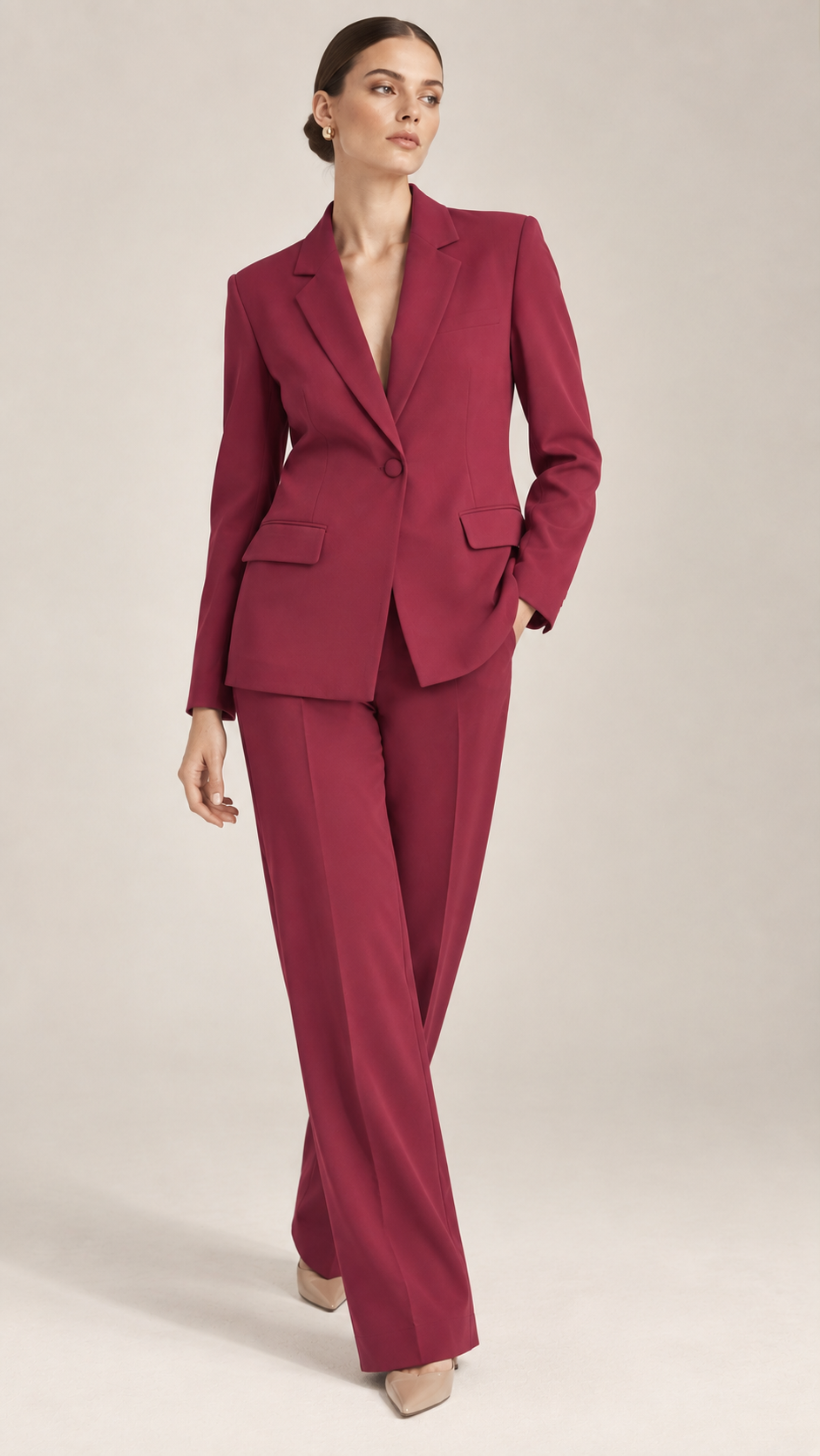 Burgandy Blazer