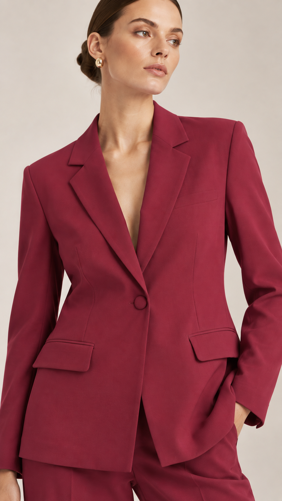 Burgandy Blazer