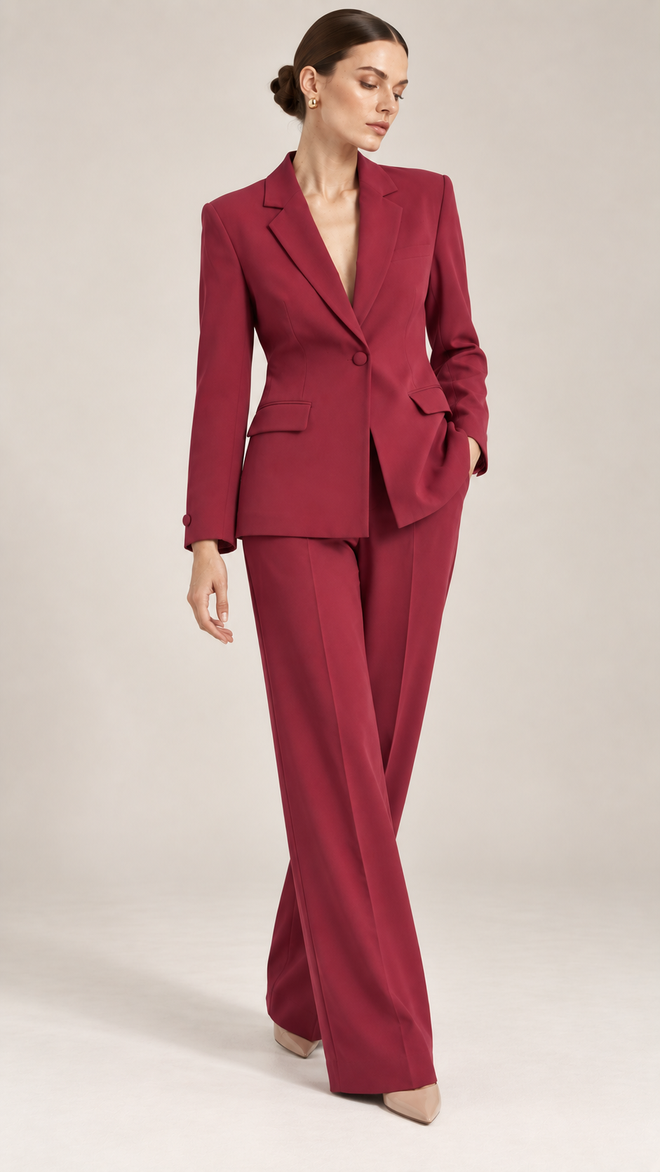 Burgandy Blazer