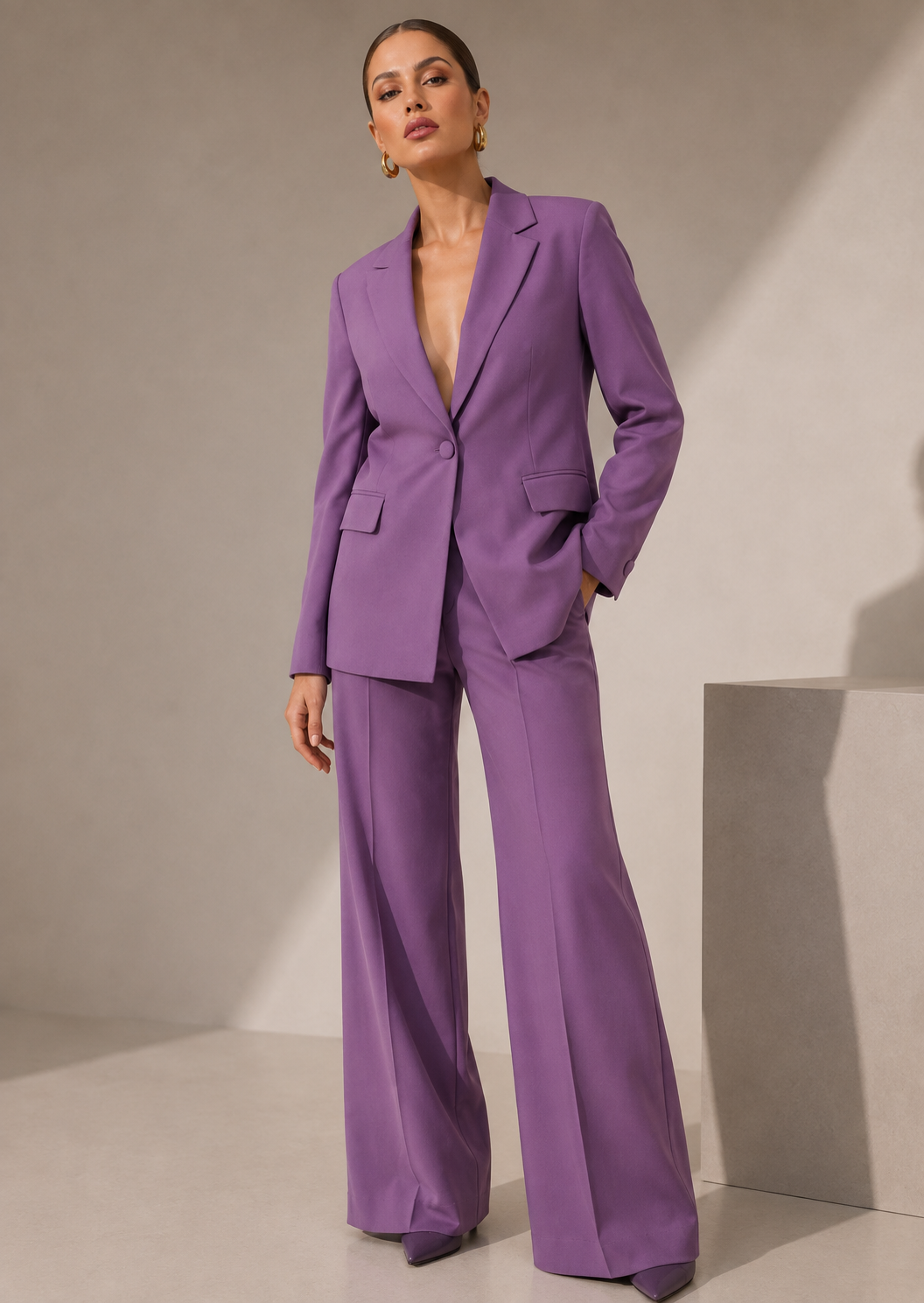 Purple Blazer