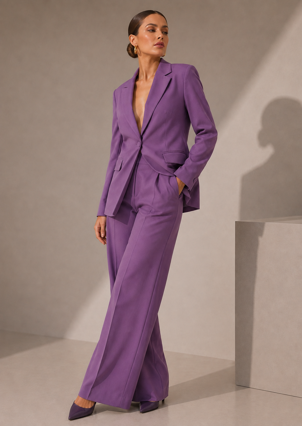 Purple Blazer