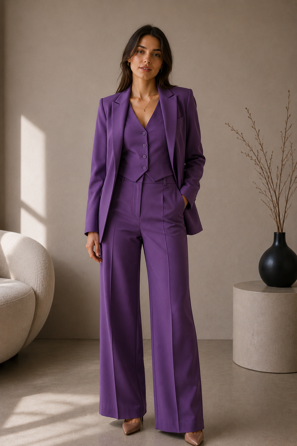 Purple Trousers