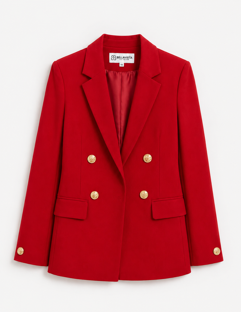 Gold Buttoned Blazer