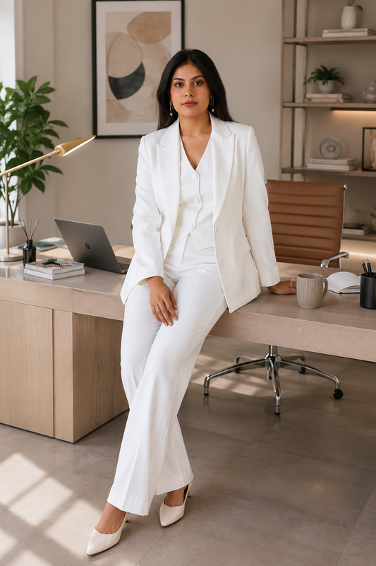 White Blazer
