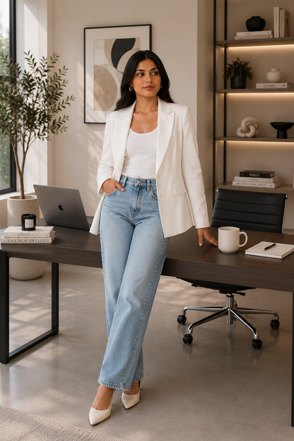 White Blazer