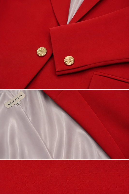 Gold Buttoned Blazer