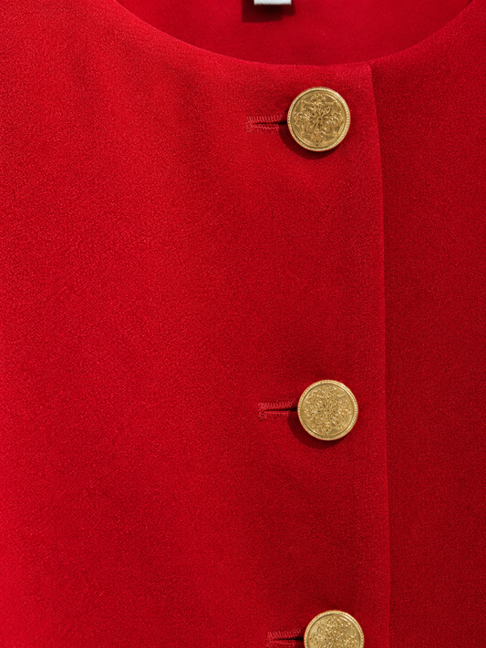 Gold Buttoned Vest