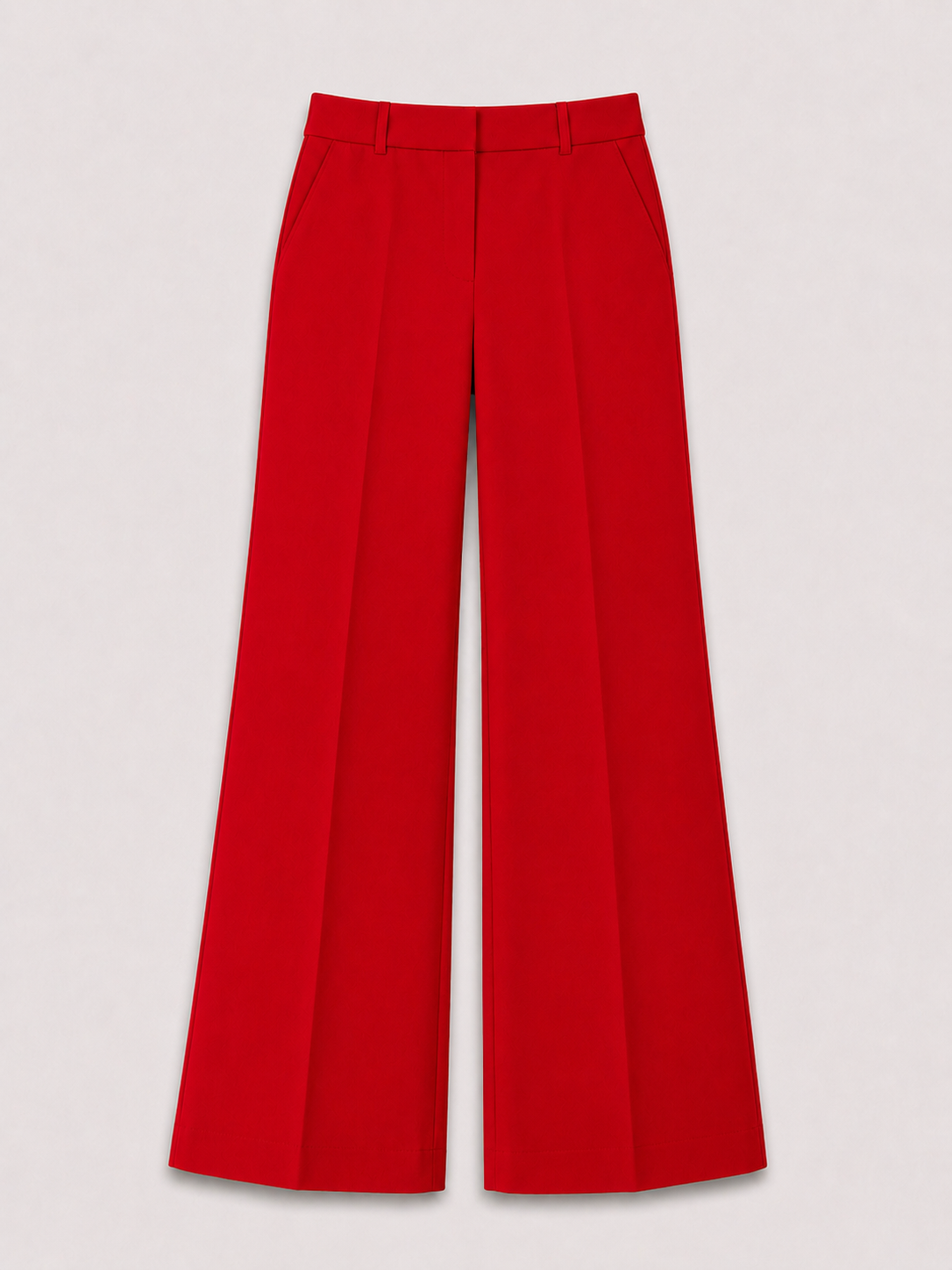 Wide leg Trousers - Red