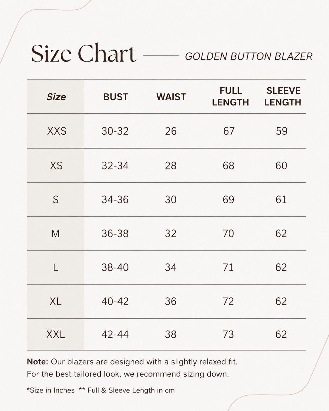 Gold Buttoned Blazer